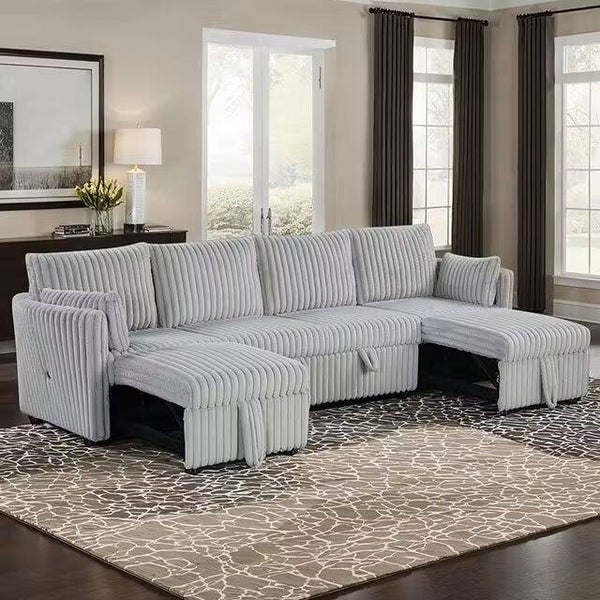 DENHOLME Sectional Sofa - Gray