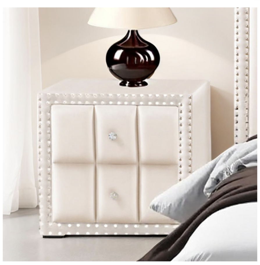 FARESE Nightstand - Beige