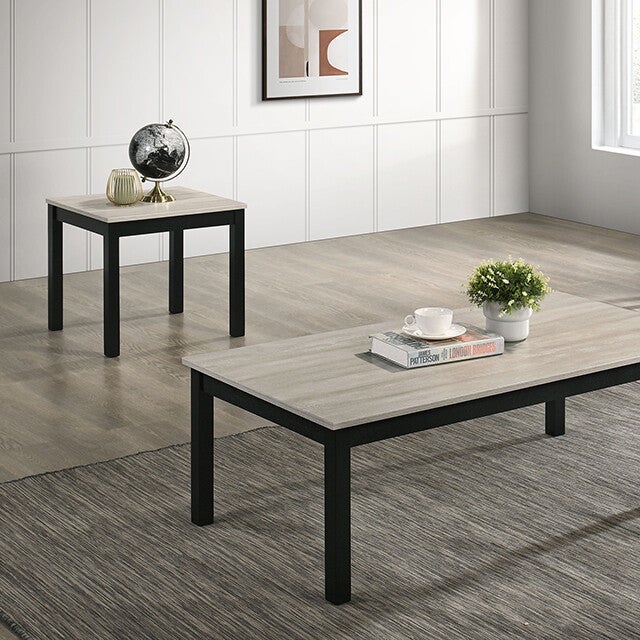 FINDLAY 3pc Table Set - Light Gray