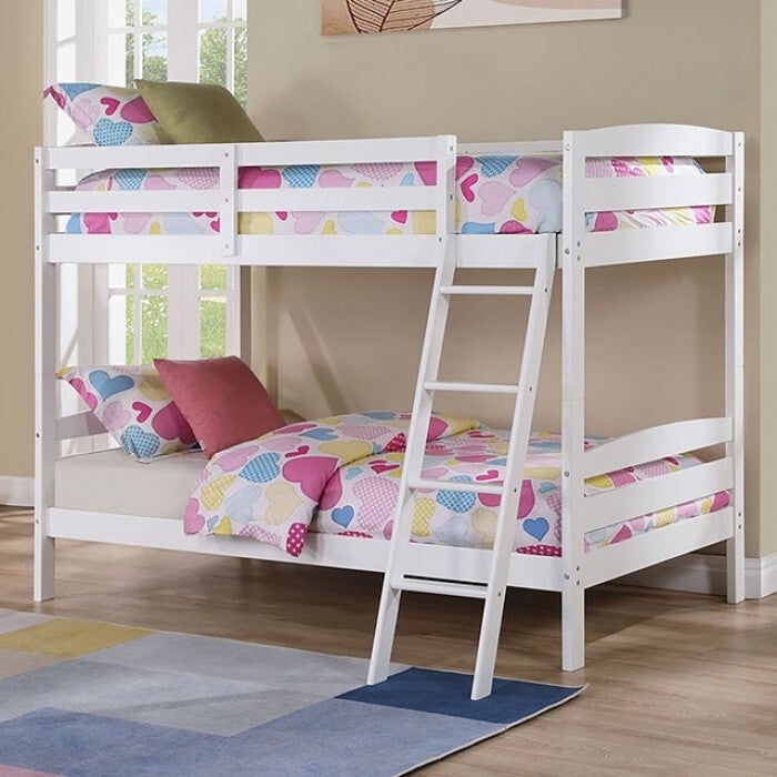 CANDICE Twin Bunk Bed - White