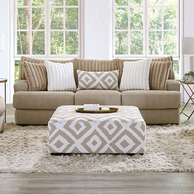 LOUGHLIN Sofa - Light Brown