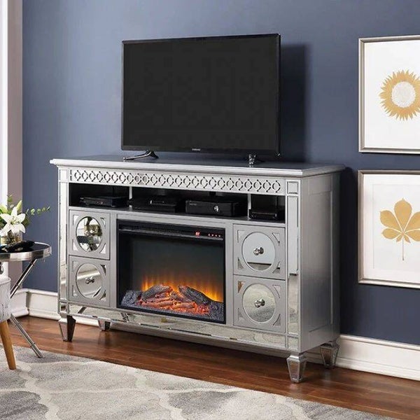 SCEPTRUM TV Stand w/ Fire Place