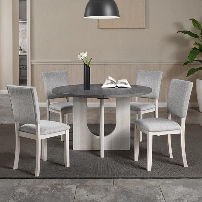 OBERTO 5 pc Dining Set - Gray
