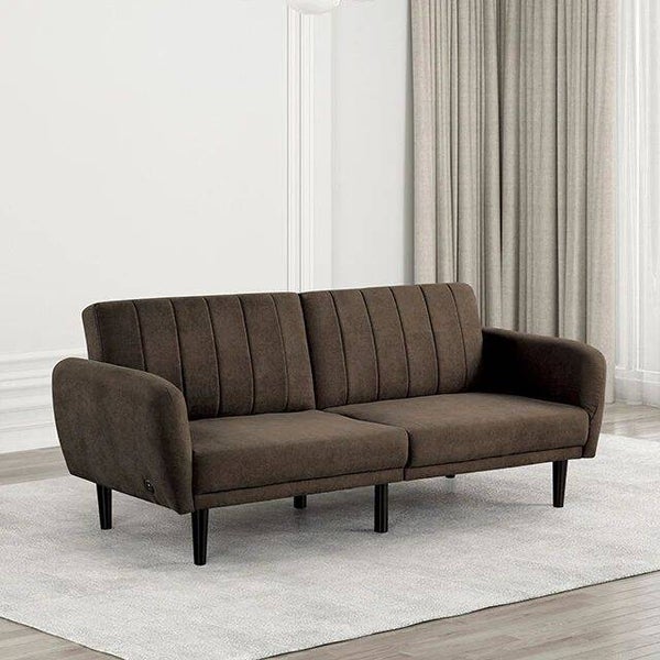 ARISTIDE Futon Sofa - Brown