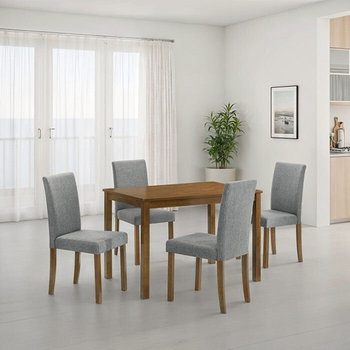 WORLAND 5PC Dining Set - Medium Oak