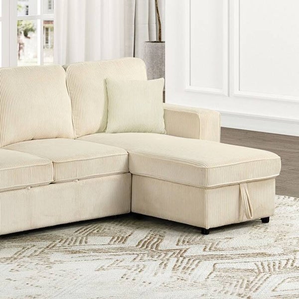 YVES - Pull Out Sleeper Sectional - Beige