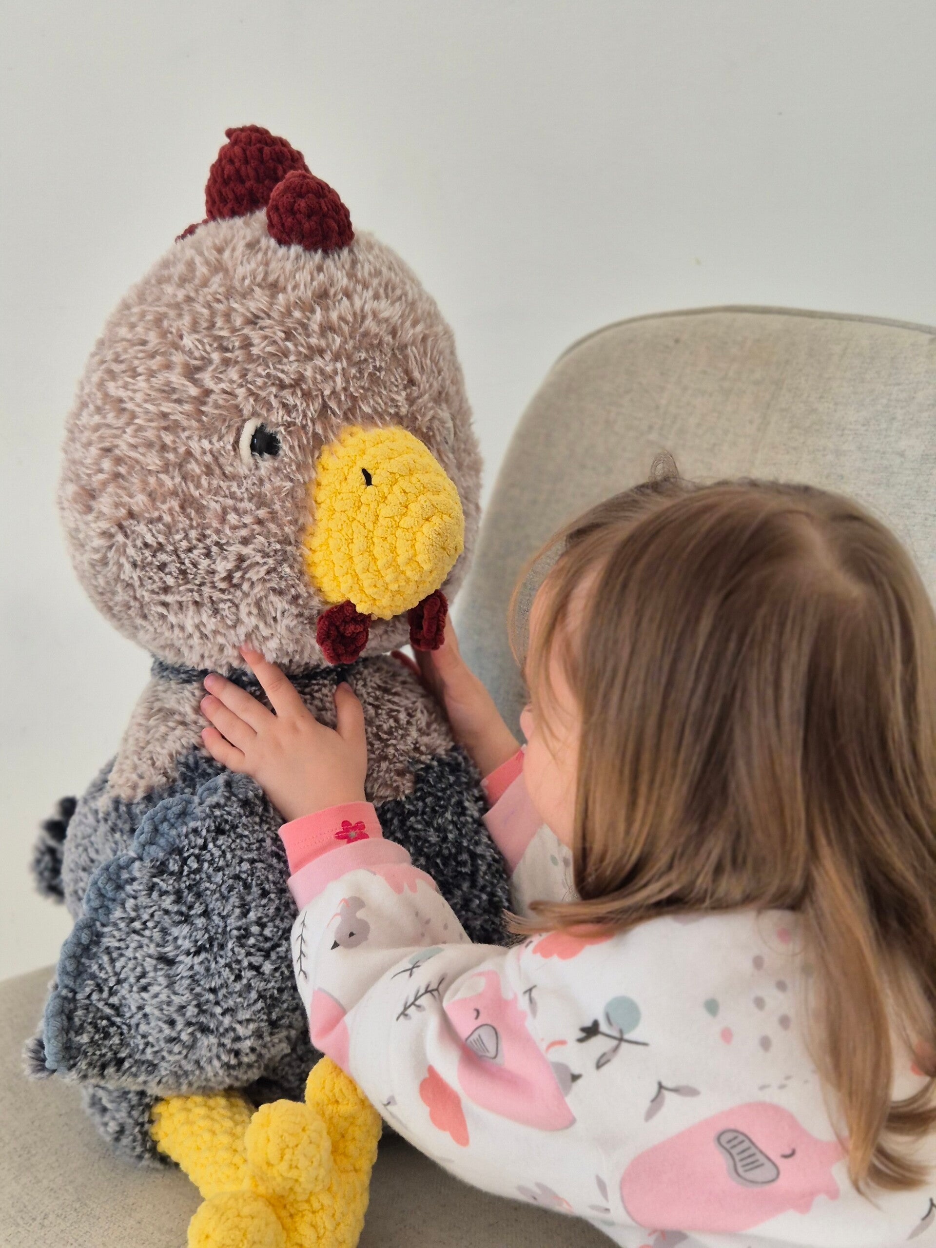 Gallina amigurumi artesanal tejido a mano  para regalar