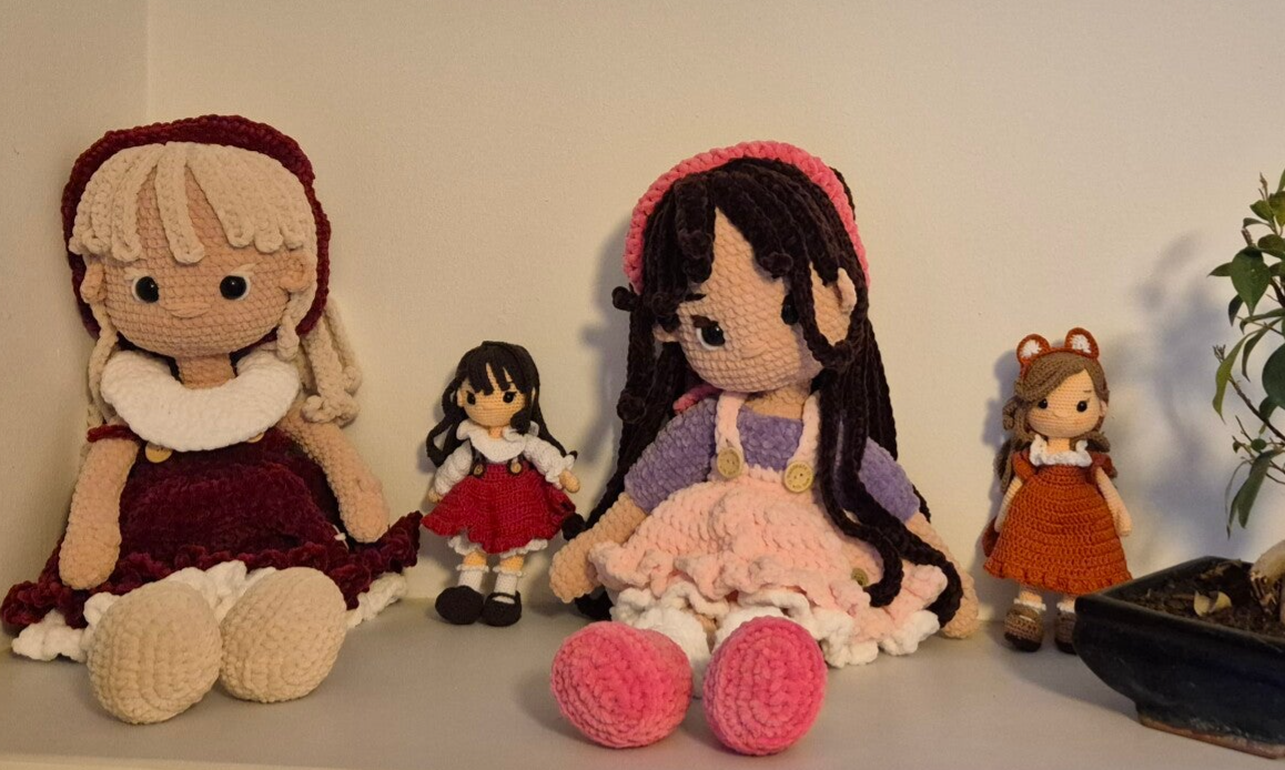 Muñecas amigurumi personalizadas hechas a mano