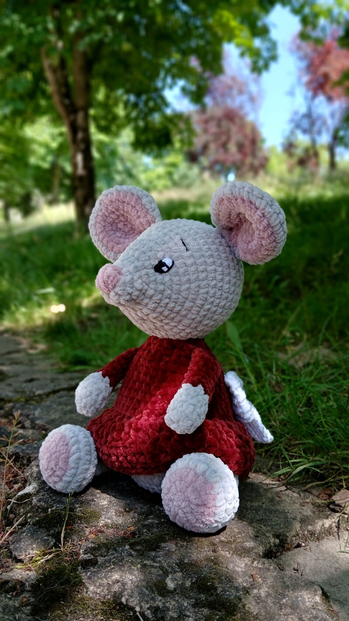 Raton amigurumi artesanal tejido a crochet