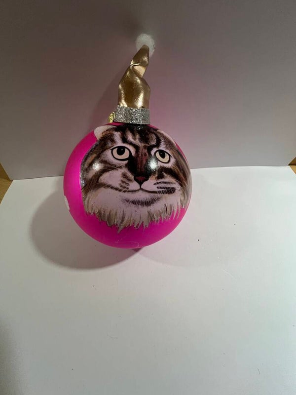 Weihnachtskugel Katzen Motiv