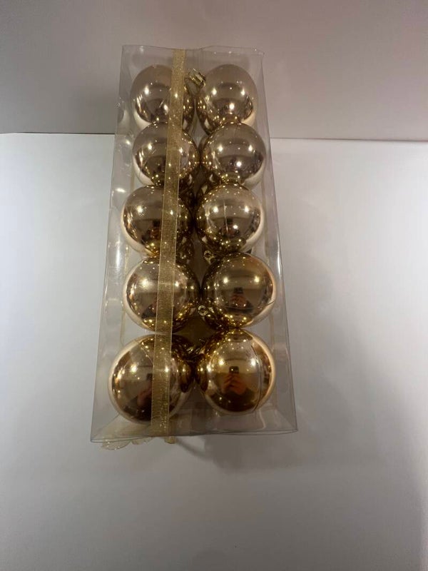 Weihnachtskugeln Gold