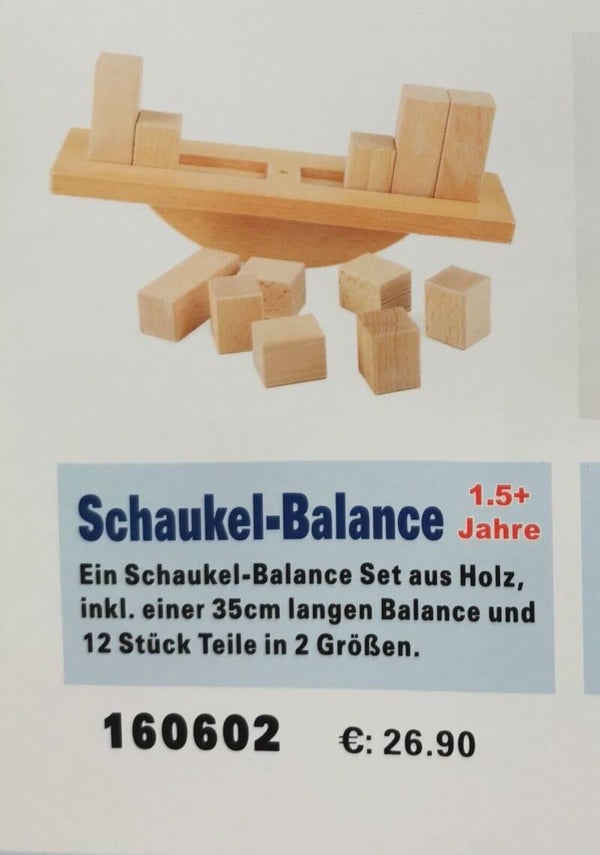 Balance Schaukel Geschicklichkeitsspiel