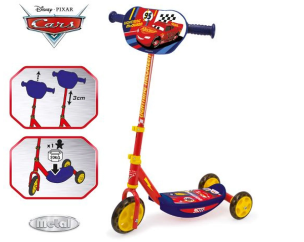 Smoby Cars Roller 3 Räder Neu mit 3 Räder