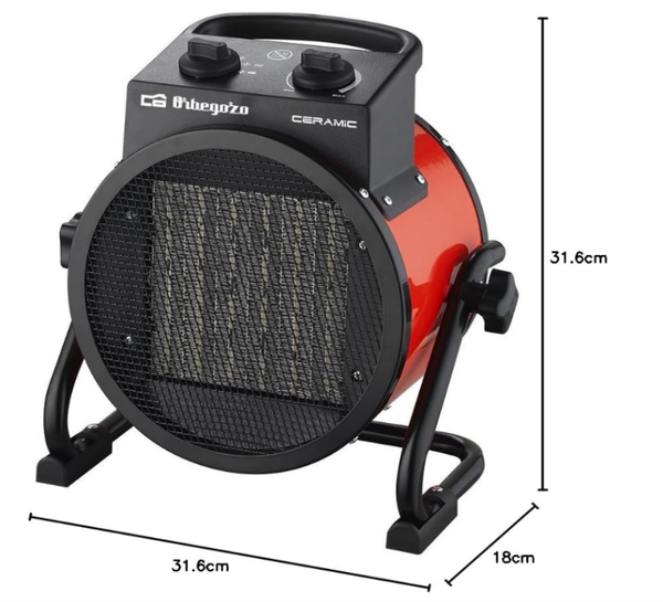 Orbegaozo Heitzlüfter FHR 3050