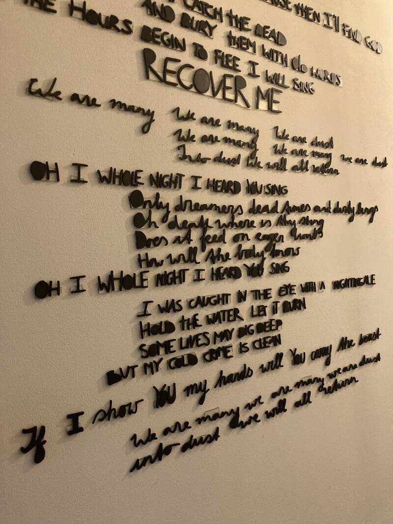 3D geprinte tekst/handschrift 