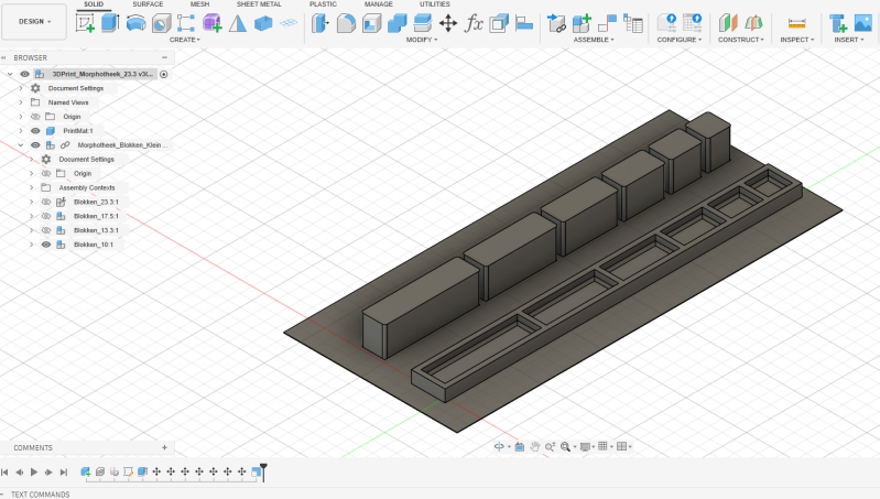 3D print setup deel Morphotheek