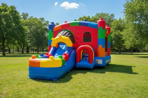 Blocks bounce house
