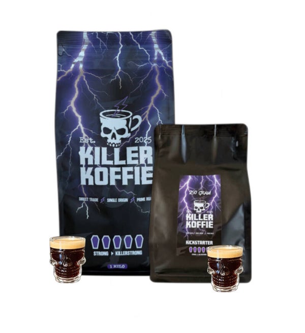 Jaarabonnement Killer Koffie + Starter Pack