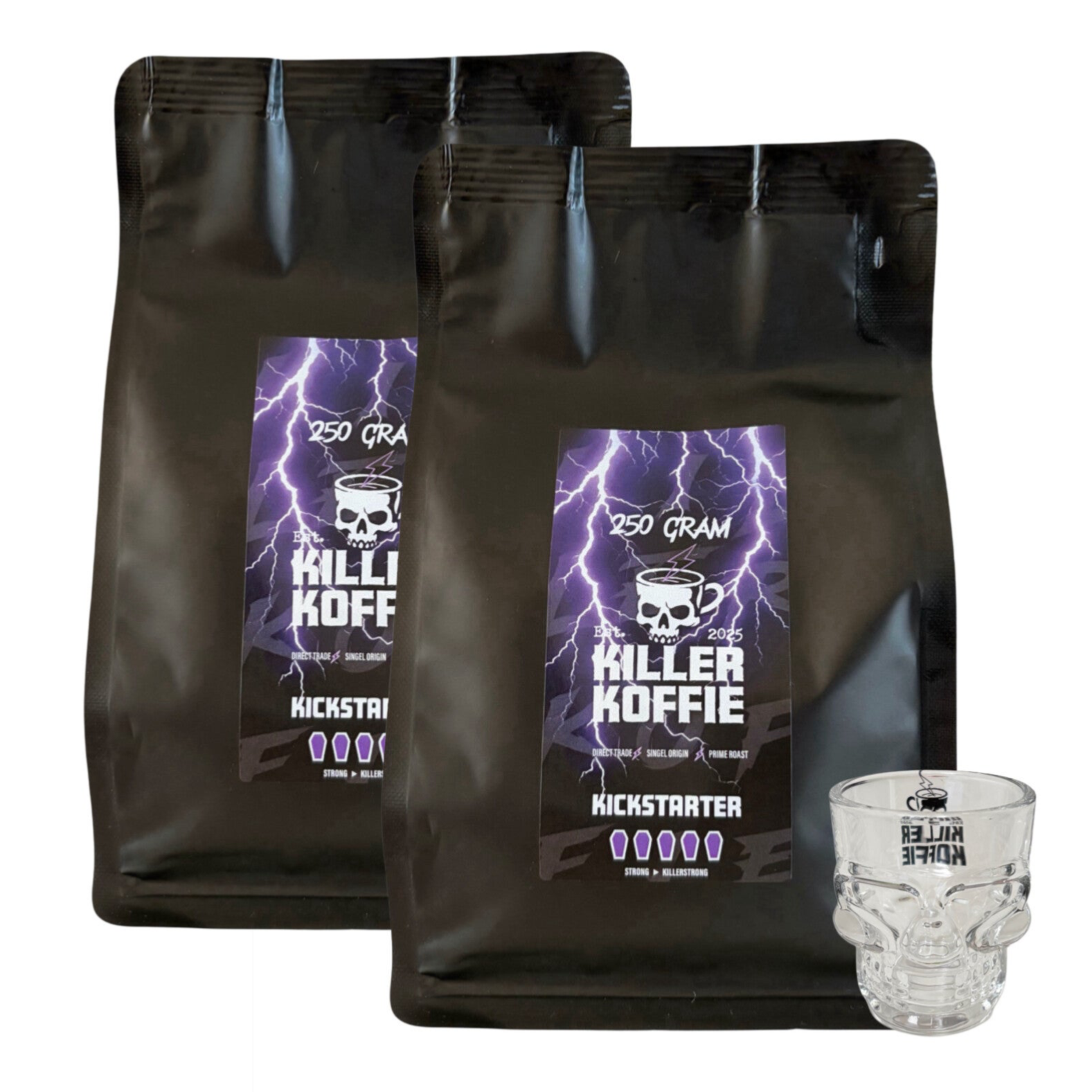 Killer Offer 2 x 250 gram + gratis glas