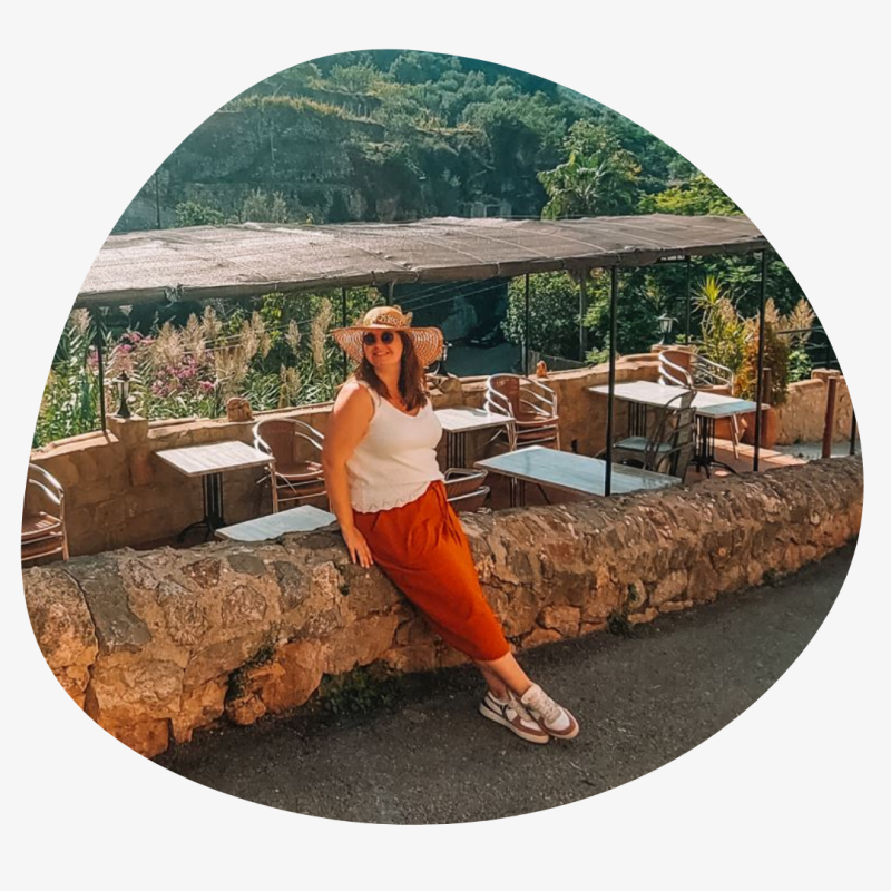 Reneé Sloot in Deia op Mallorca.