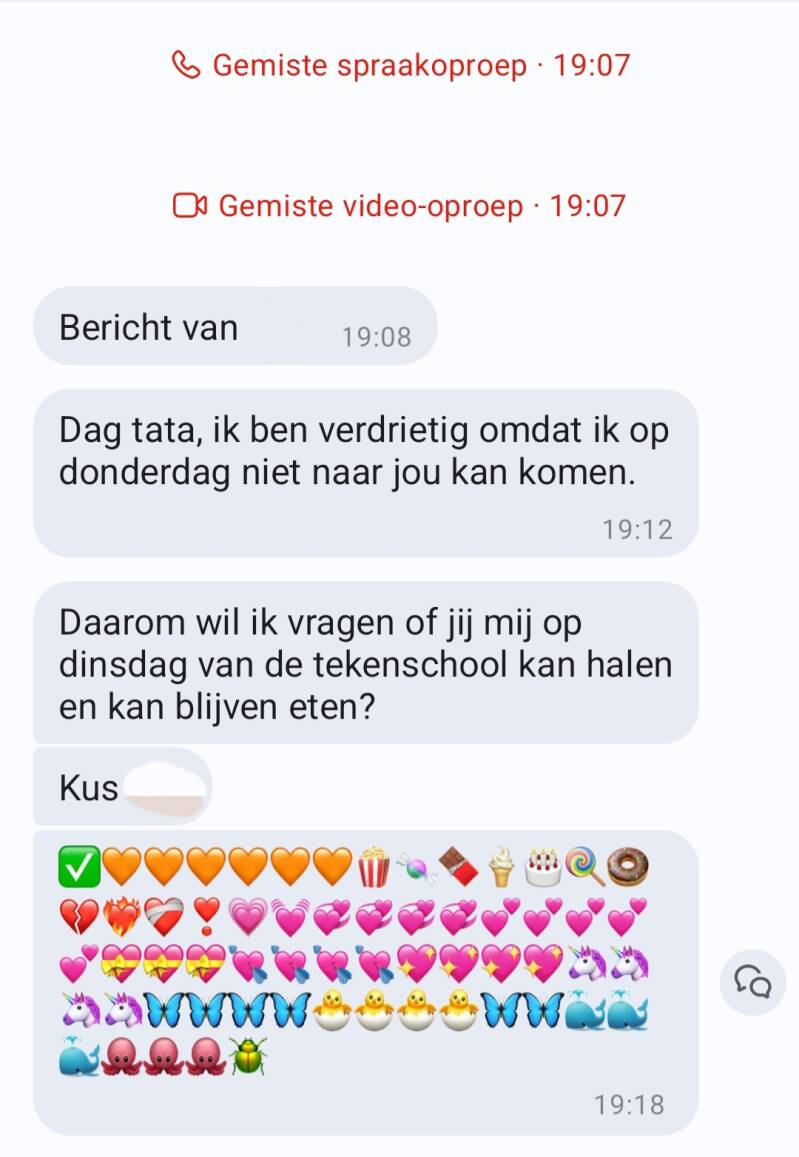 Signal, social media, familie