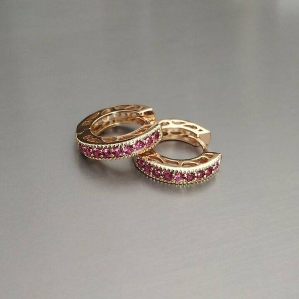Argollas Caladas Rubí Fresa
