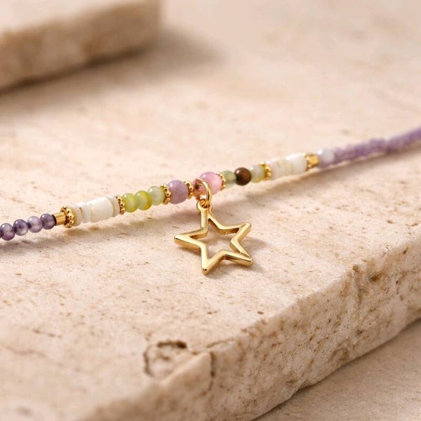 Collar Cuarzos con Estrella