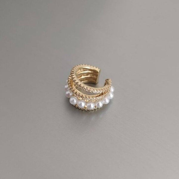 Ear Cuff XL Perlitas