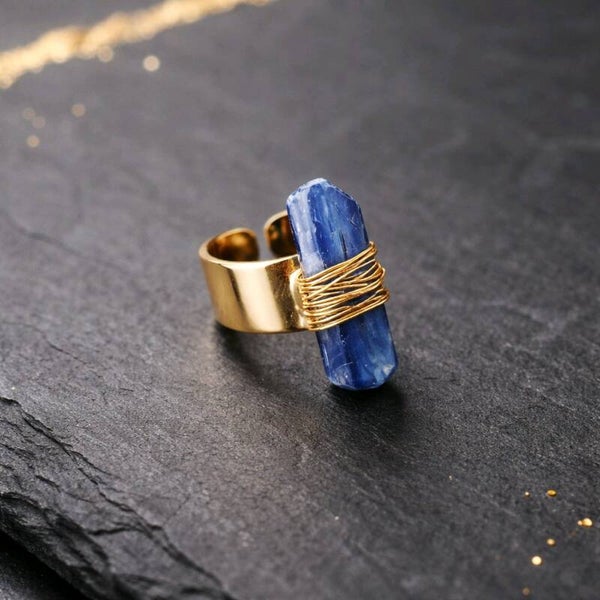 Maxi Anillo Cianita Azul