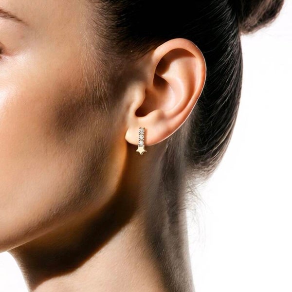 Pendientes Estrella y Brillos