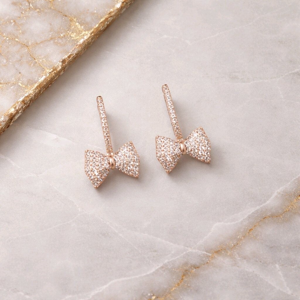 Pendientes Lazo Micropavé