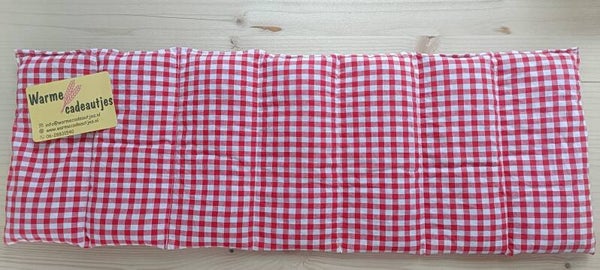 Ruitjespatroon rood/wit