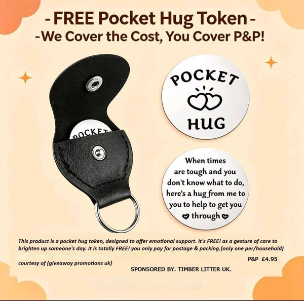 FREE! POCKET HUG TOKEN.