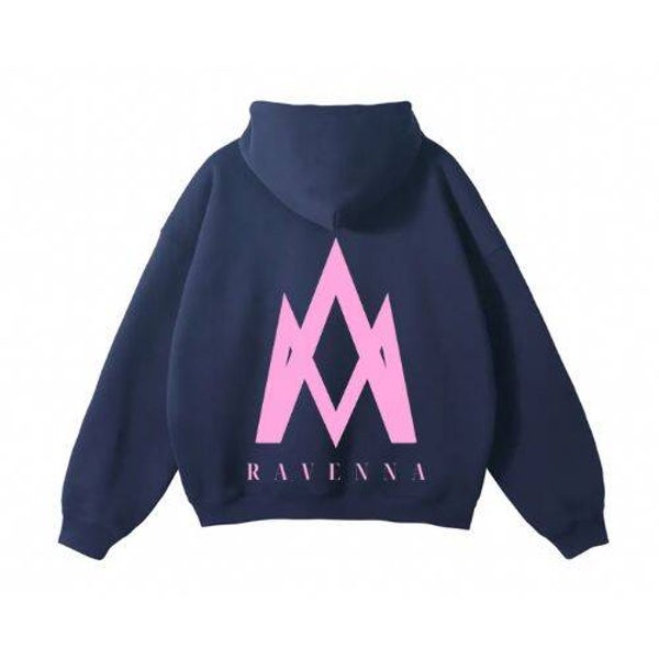 Navy Pink Original Oversized Hoodie