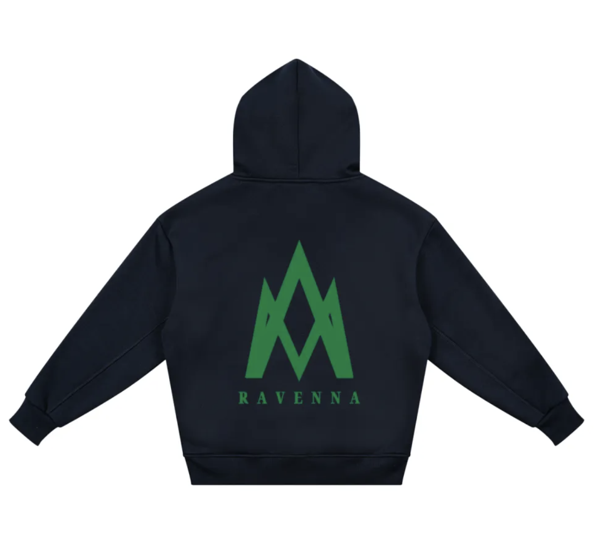 Kids Navy Forest Green Oversized Hoodie