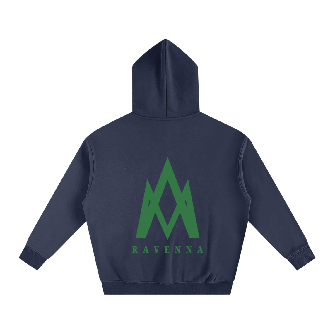 Navy Forest Green Oversized Hoodie