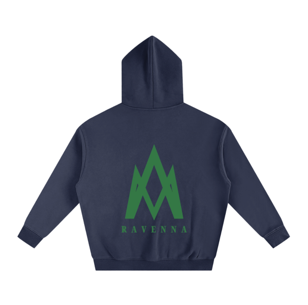 Navy Forest Green Oversized Hoodie