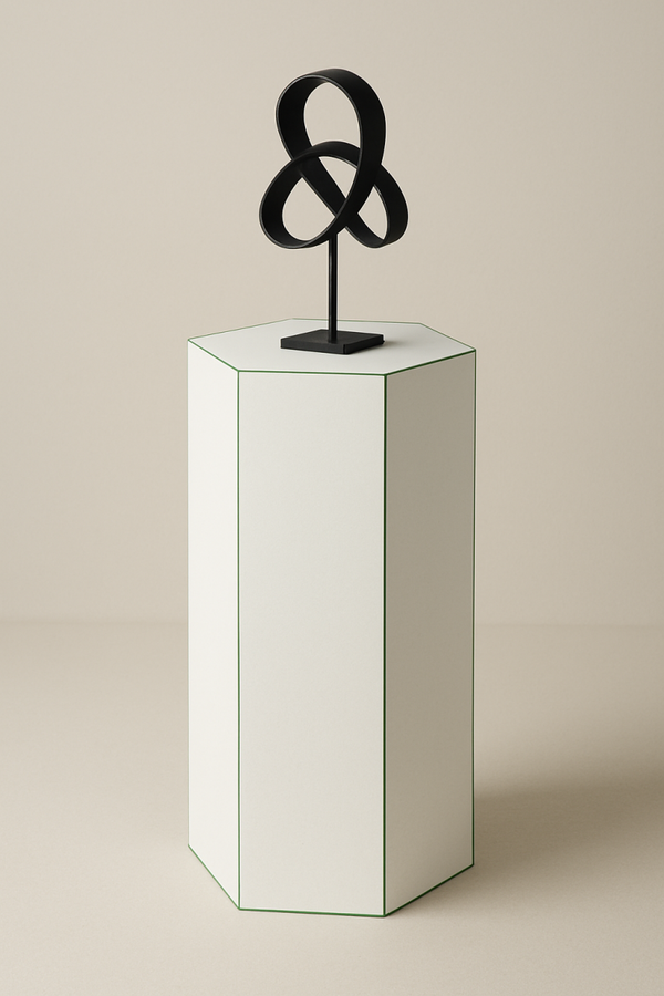 Zuil mdf hexagon voorgegrond