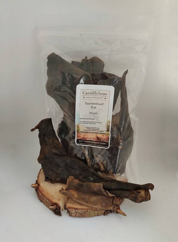Carnilicious - Paardenhuid plat - 200 gram
