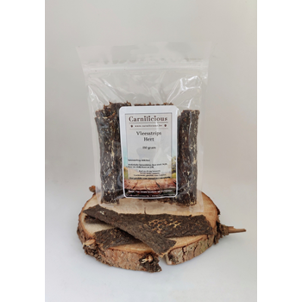 Carnilicious - HERT Vleesstrips - 150 gram