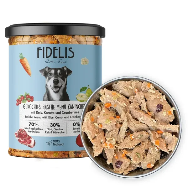 Fidelis - KONIJN Vers Gekookt In Glas - 400 gram