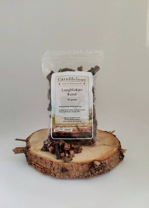 Carnilicious - Longblokjes - RUND - 200 gram