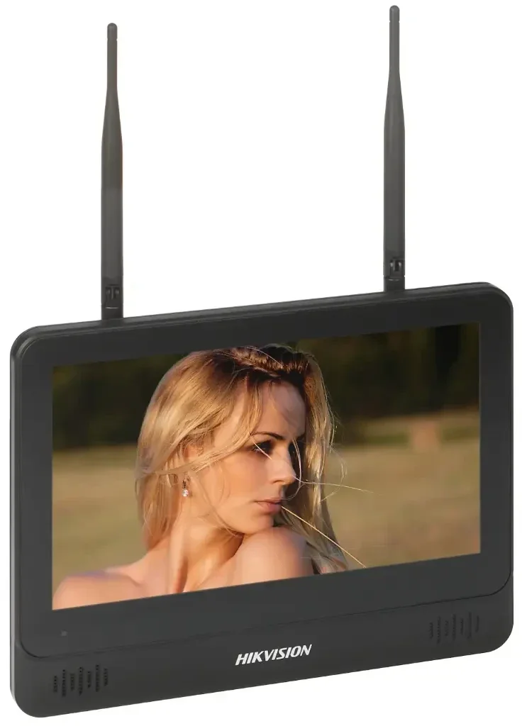 Hikvision – NVR Wi‑Fi 4 canaux tout‑en‑un 11,6″ LCD, HDMI, H.265+