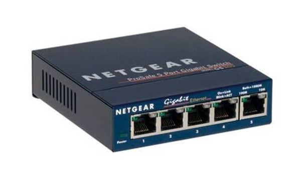 Boîtier Métal. Mini-switch Gigabit 5 ports 10/100/1000
