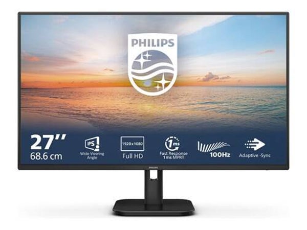 ECRAN Philips 27" 1920x1080 FHD (1080p) 100 Hz IPS - 250 cd/m² HDMI VGA HP 3 ans