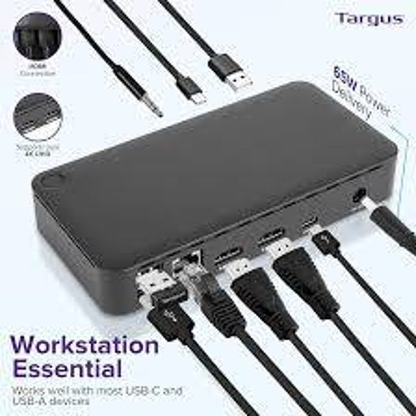 Targus Universal DisplayLink USB-C 2XHDMI 4K 65W