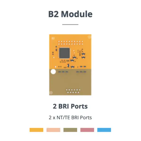Module 2 ports BRI