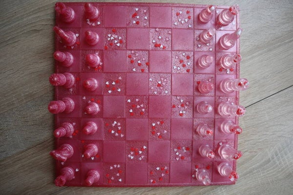 Schach von Epoxyharz