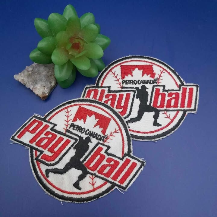 Petro Canada "Play Ball" Embroidered Baseball Patch