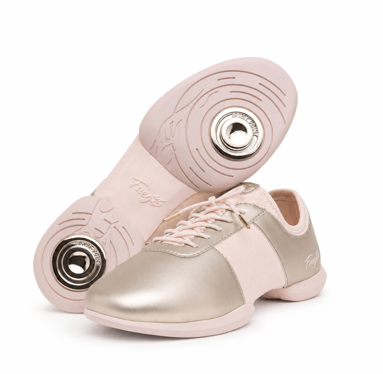Fuego Split Sole Dance Sneaker Champagne
